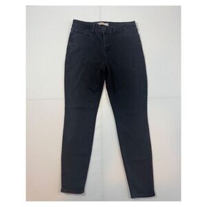 Signature by Levi Strauss Women 10M Black Mid-Rise Skinny Jeans W30 L30